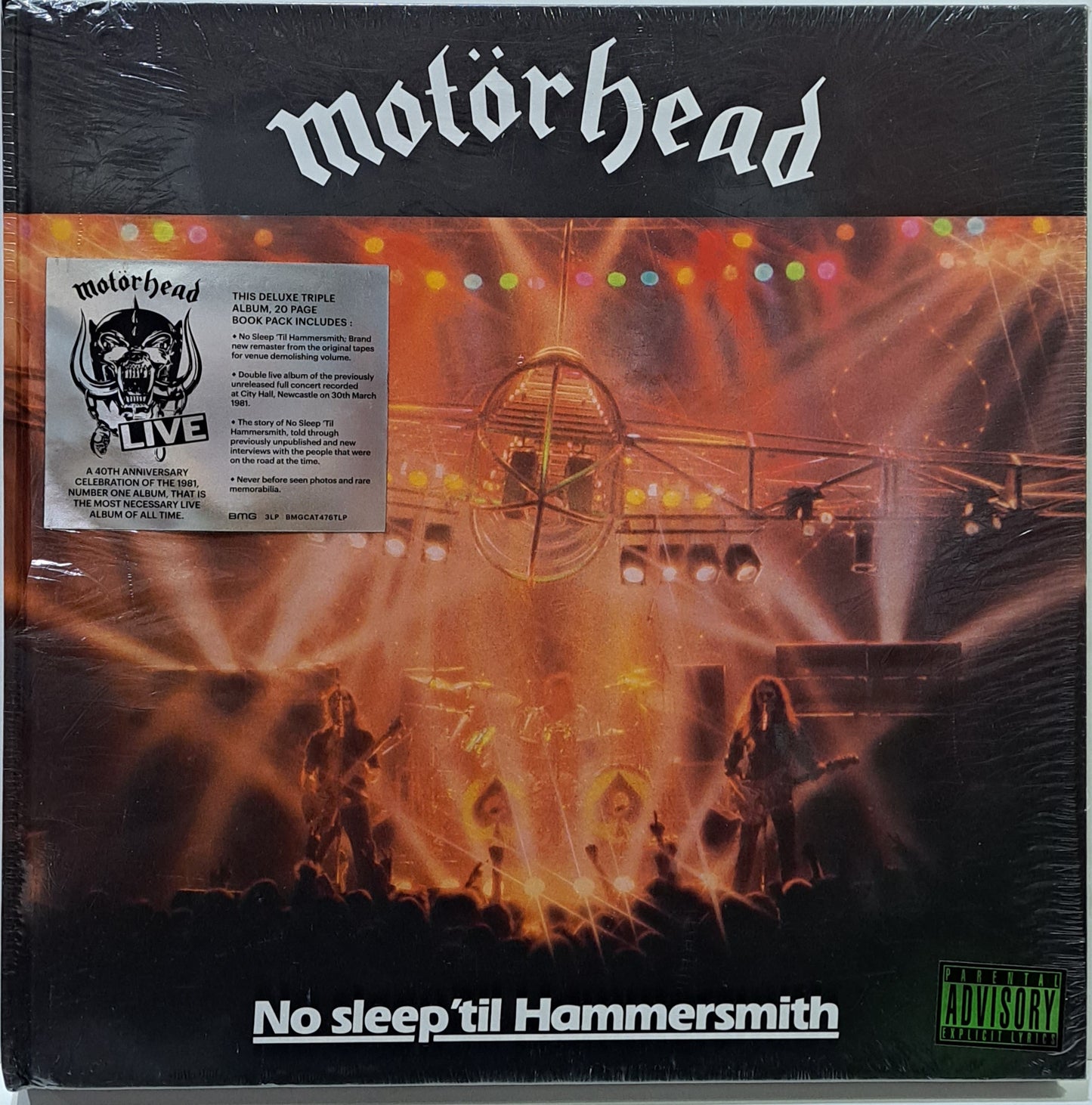 MOTORHEAD - NO SLEEP TIL HAMMERSMITH 3 LPS