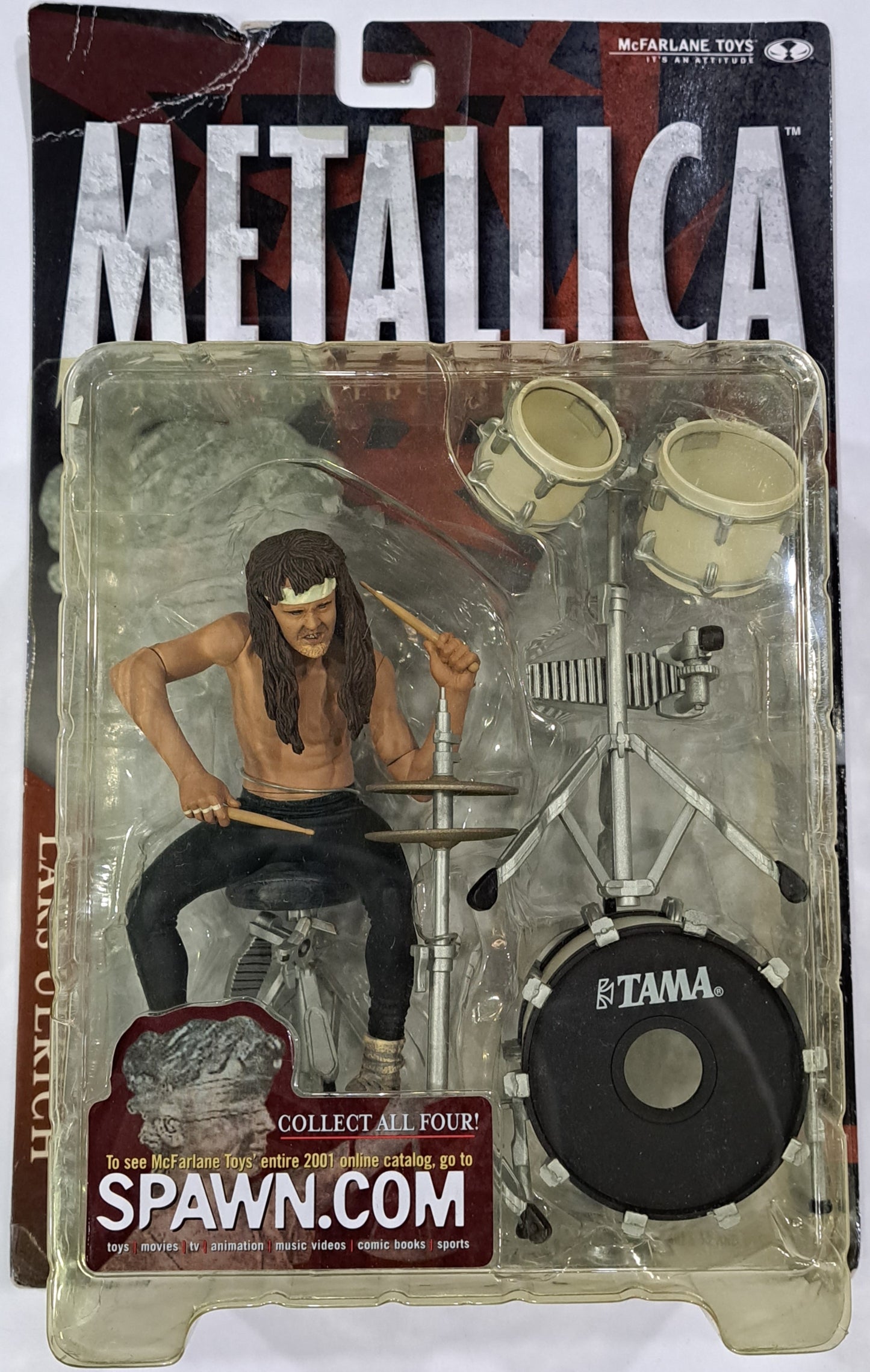 METALLICA - LARS ULRICH MUÑECO FIGURA DE COLECCION