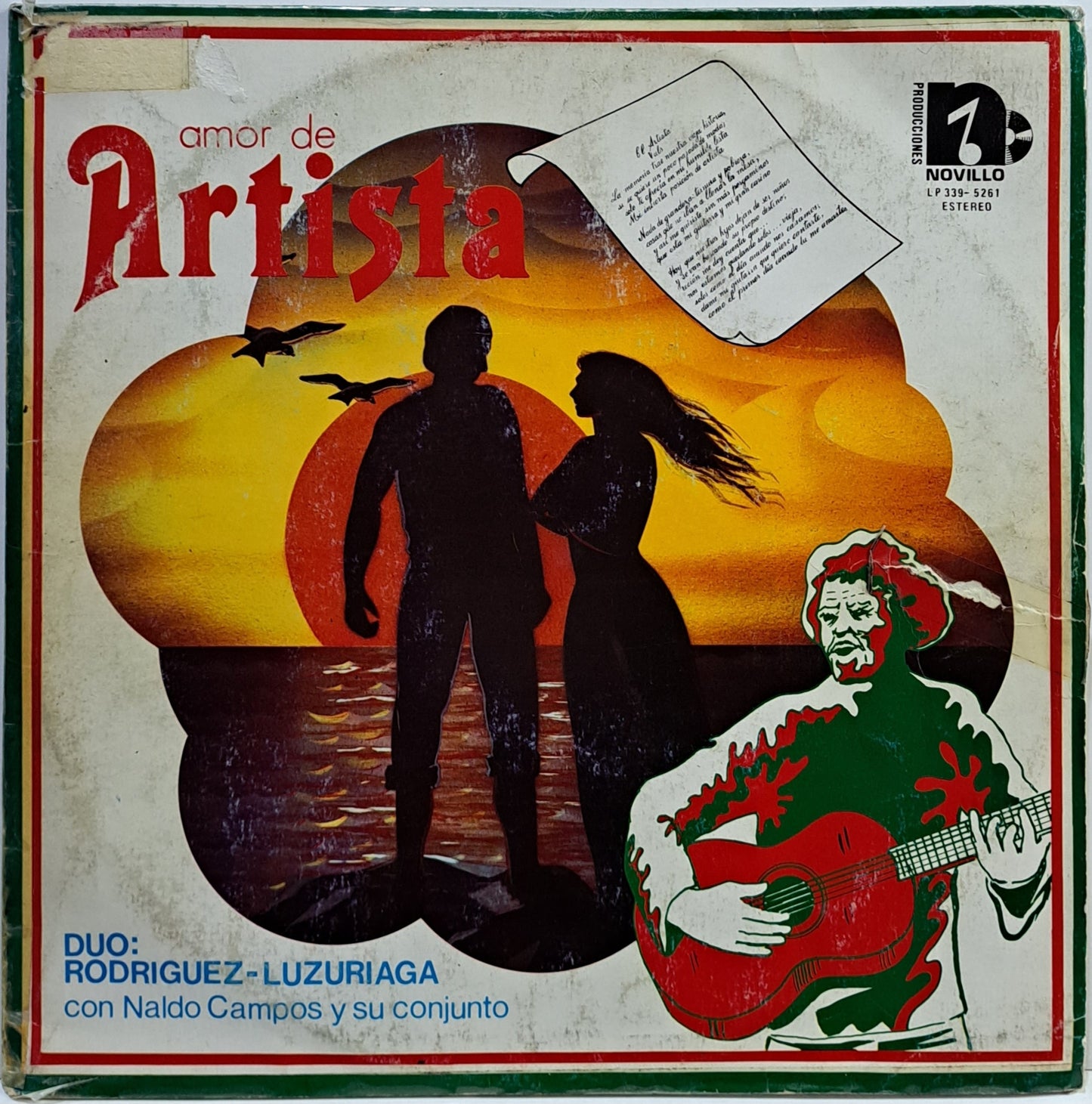 DUO RODRIGUEZ - LUZURIGA - AMOR DE ARTISTA LP