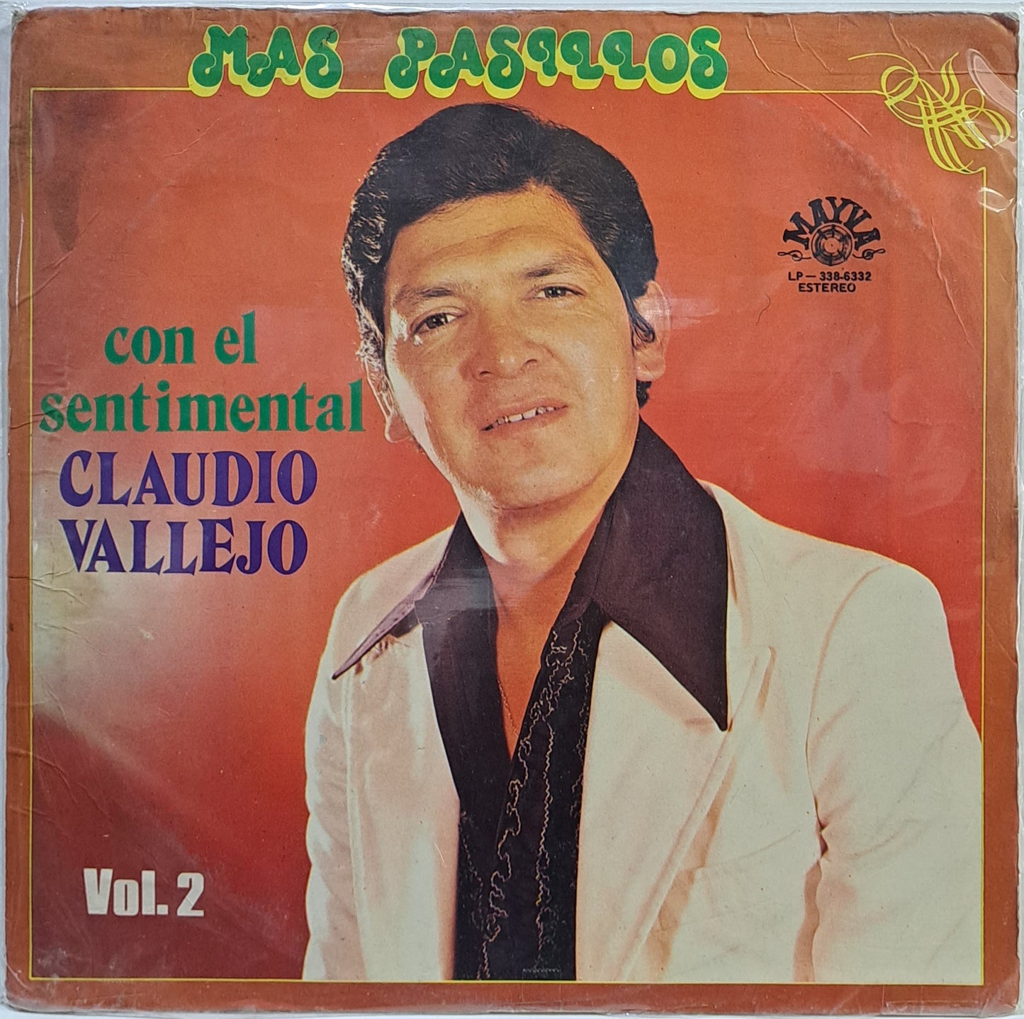 CLAUDIO VALLEJO - MAS PASILLOS CON EL SENTIMENTAL VOL 2 LP