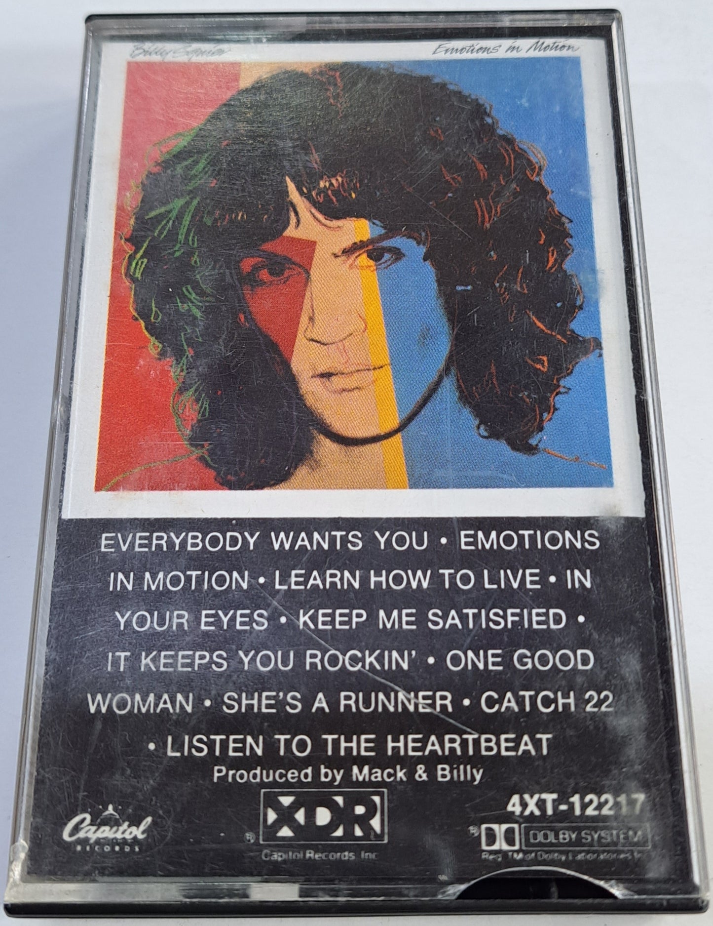 BILLY SQUIER - EMOTIONS IN MOTION CASSETTE