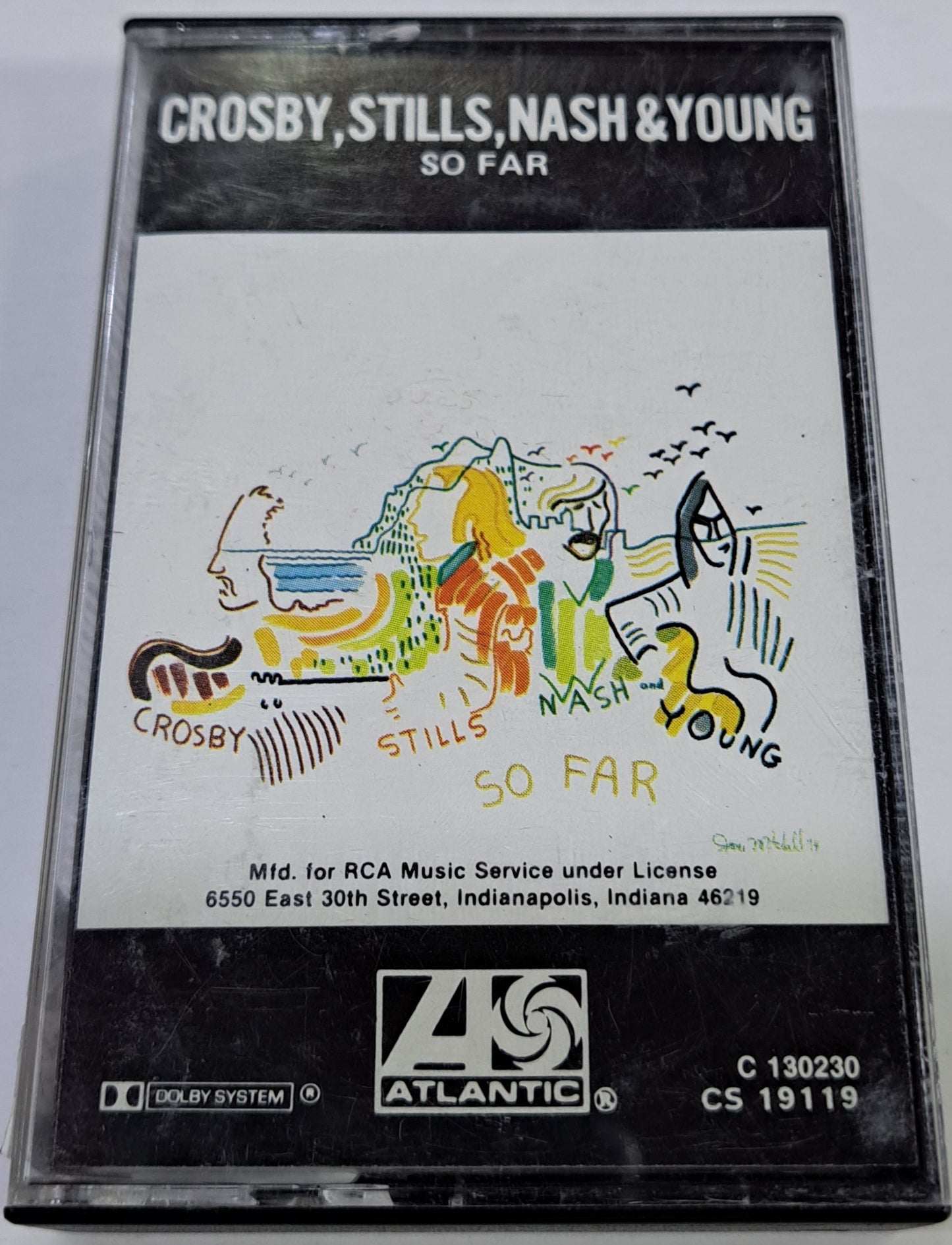 CROSBY STILLS NASH & YOUNG - SO FAR CASSETTE