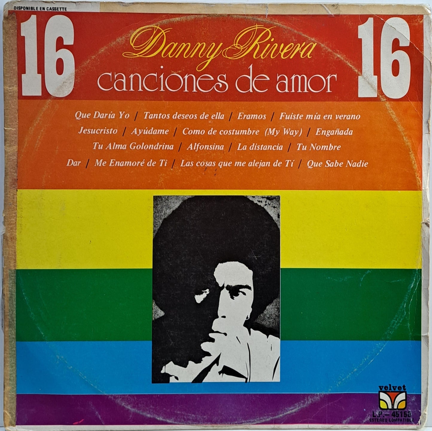 DANNY RIVERA - 16 CANCIONES DE AMOR LP