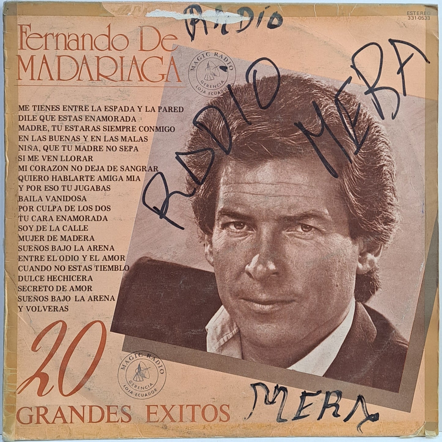 FERNANDO DE MADARIAGA - 20 GRANDES EXITOS LP