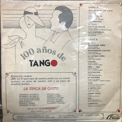 100 AÑOS DE TANGO LP
