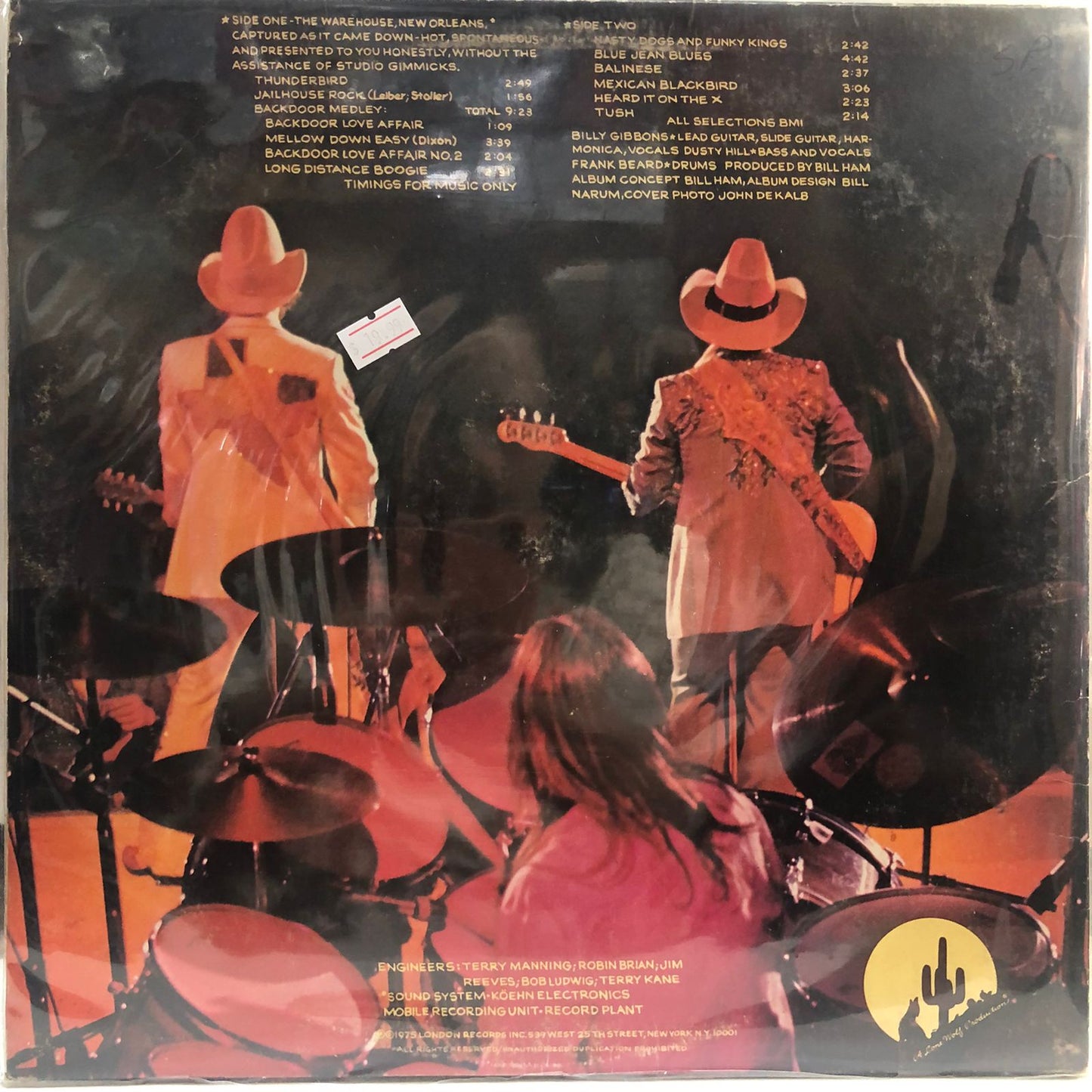 ZZ TOP - FANDANGO  LP