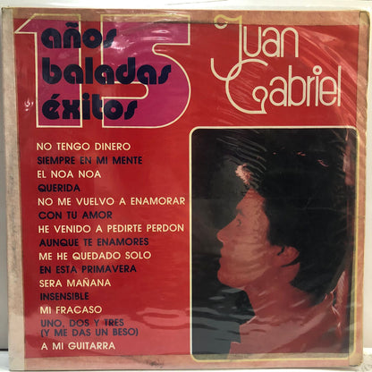 JUAN GABRIEL - 15 AÑOS, BALADAS, EXITOS LP