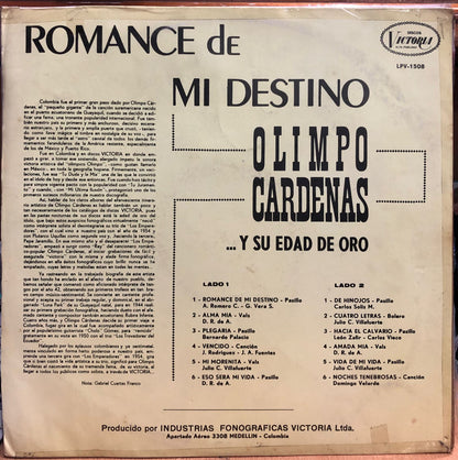 OLIMPO CARDENAS - ROMANCE DE MI DESTINO LP