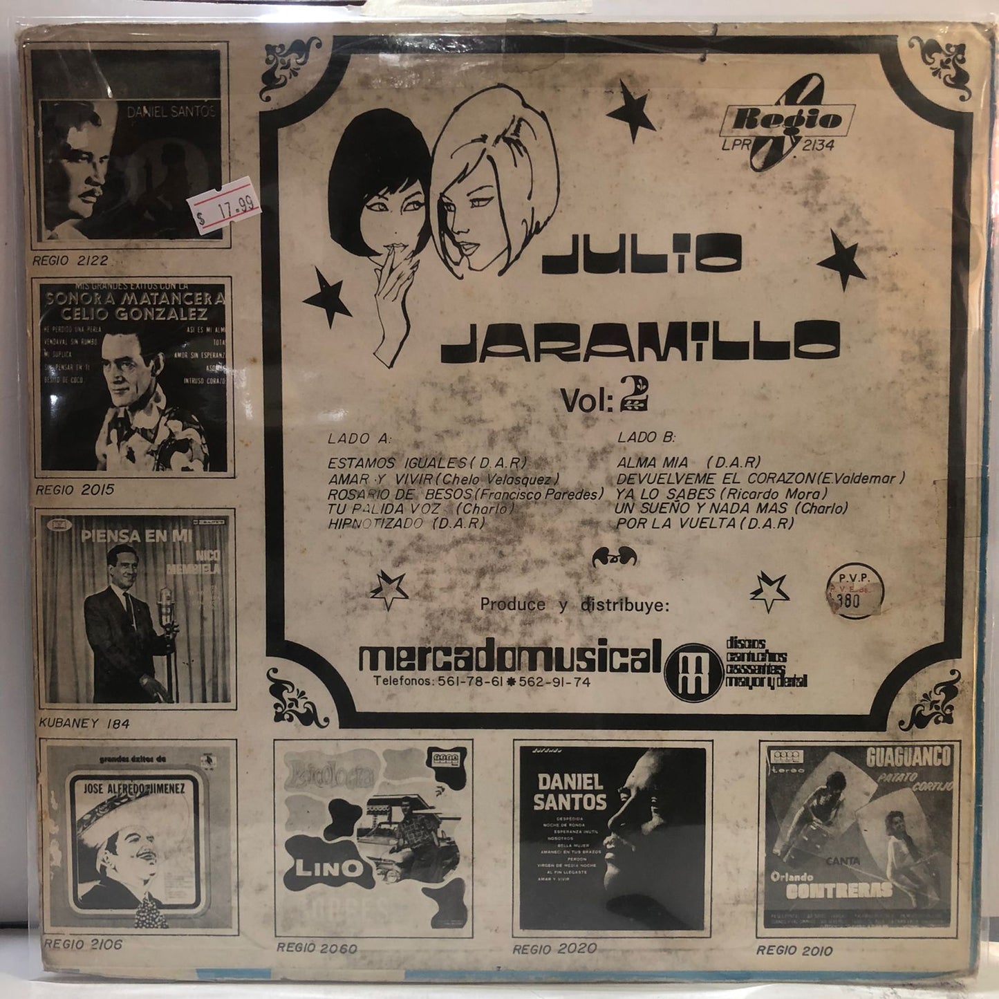 JULIO JARAMILLO - VOL.2  LP