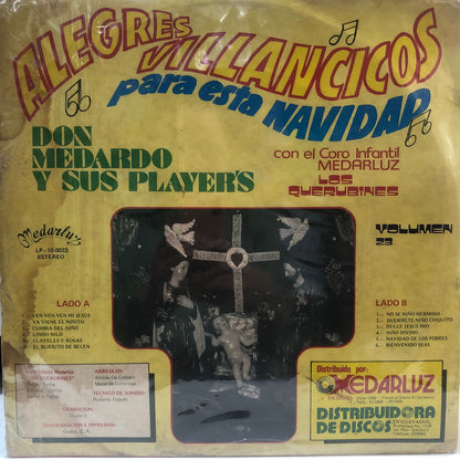 DON MEDARDO Y SUS PLAYERS - ALEGRES VILLANCICOS PARA ESTA NAVIDAD LP (DE EPOCA)