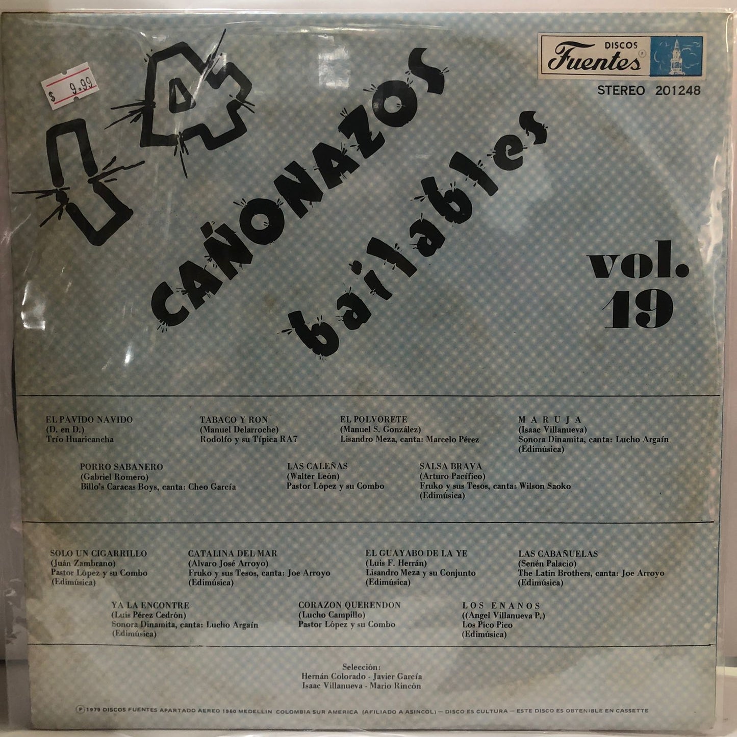 14 CAÑONAZOS BAILABLES VOL.19 LP