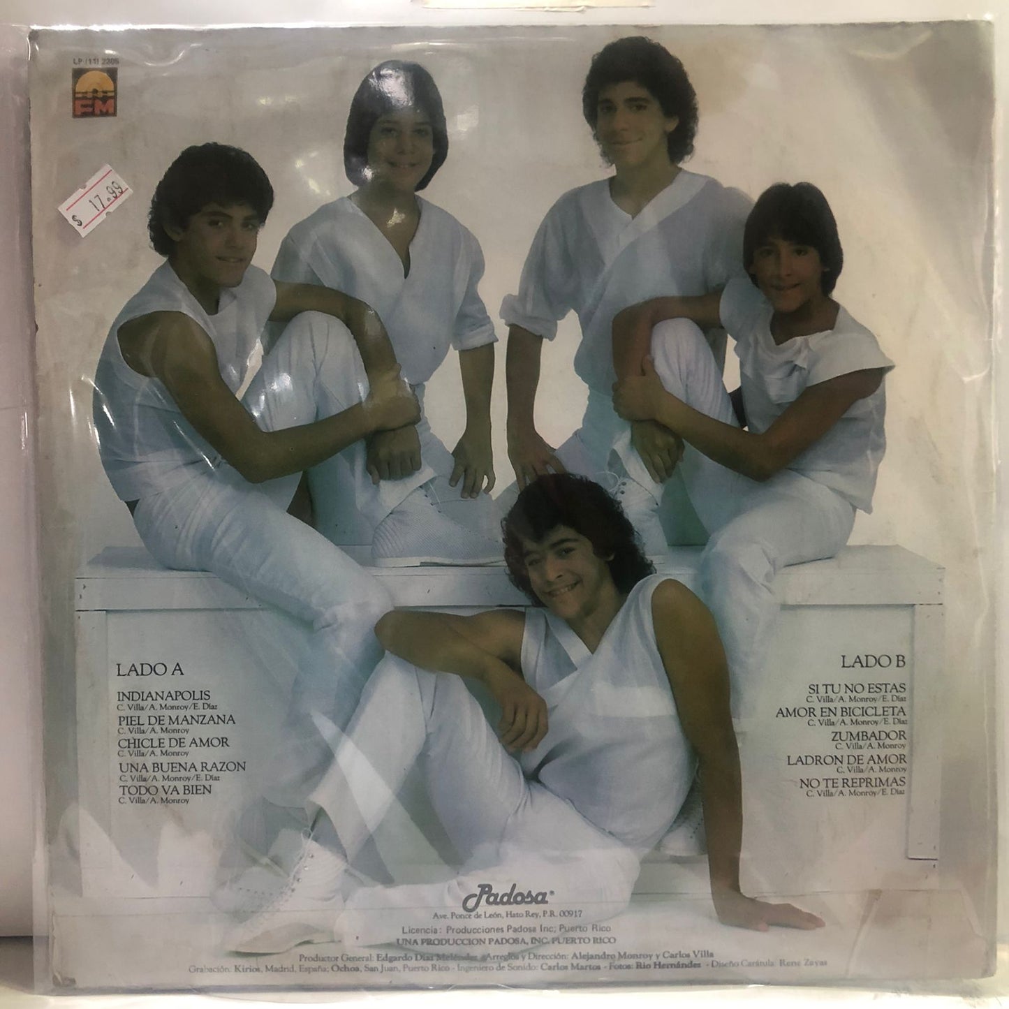 MENUDO - A TODO ROCK  LP