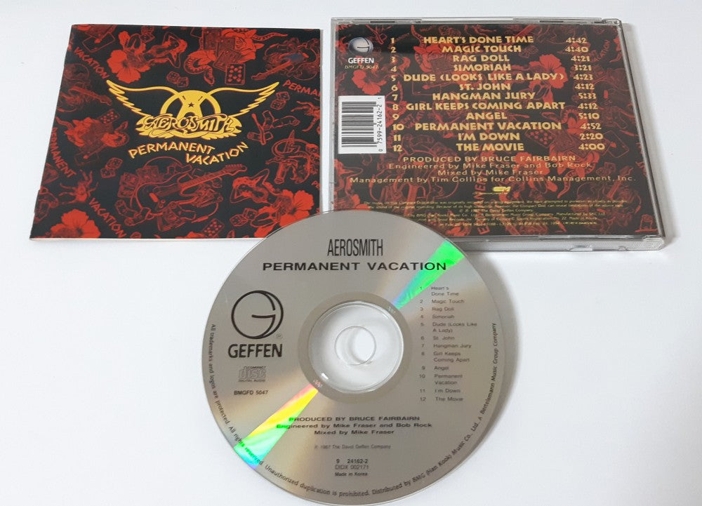 AEROSMITH - PERMANENT VACATION  CD