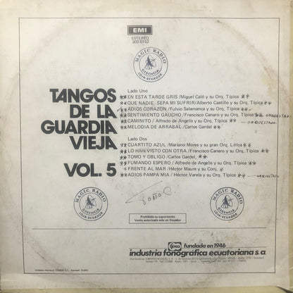 TANGOS DE LA GUARDIA VIEJA VOL.5 LP