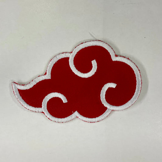 NARUTO - NUBE ROJA PARCHE PEQUEÑO BORDADO