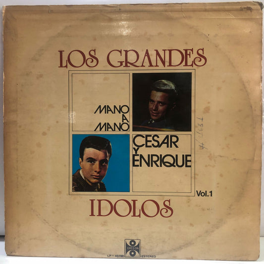 CESAR Y ENRIQUE - LOS GRANDES IDOLOS  LP