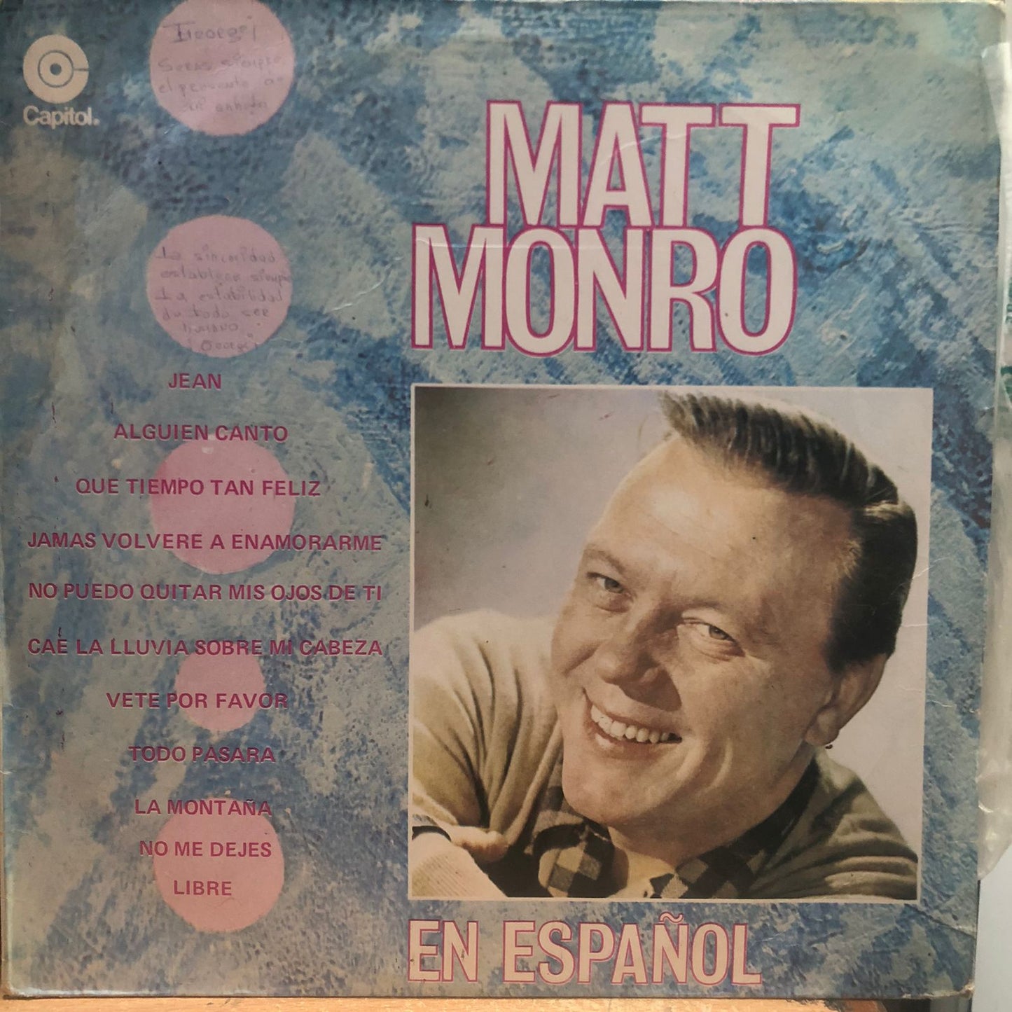 MATT MONRO - EN ESPAÑOL LP