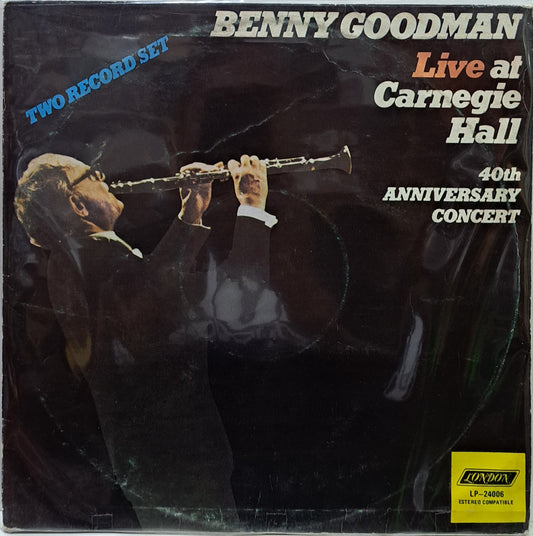 BENNY GOODMAN - LIVE AT CARNEGIE HALL  2 LPS