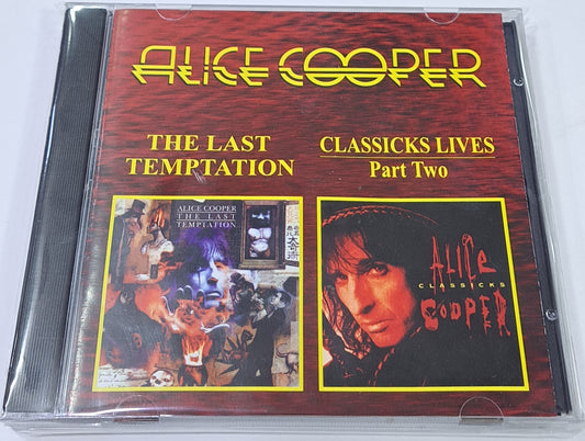 ALICE COOPER - THE LAST TEMPTATION / CLASSICKS LIVE  CD