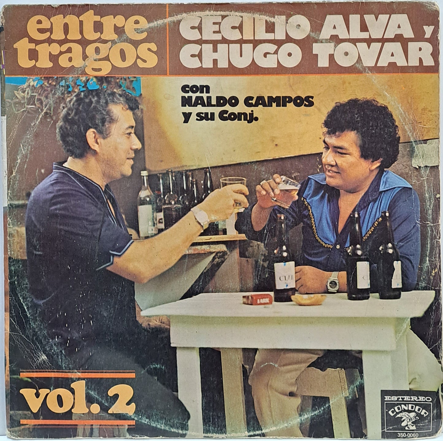 CECILIO ALVA Y CHUGO TOBAR - ENTRE TRAGOS VOL2 LP
