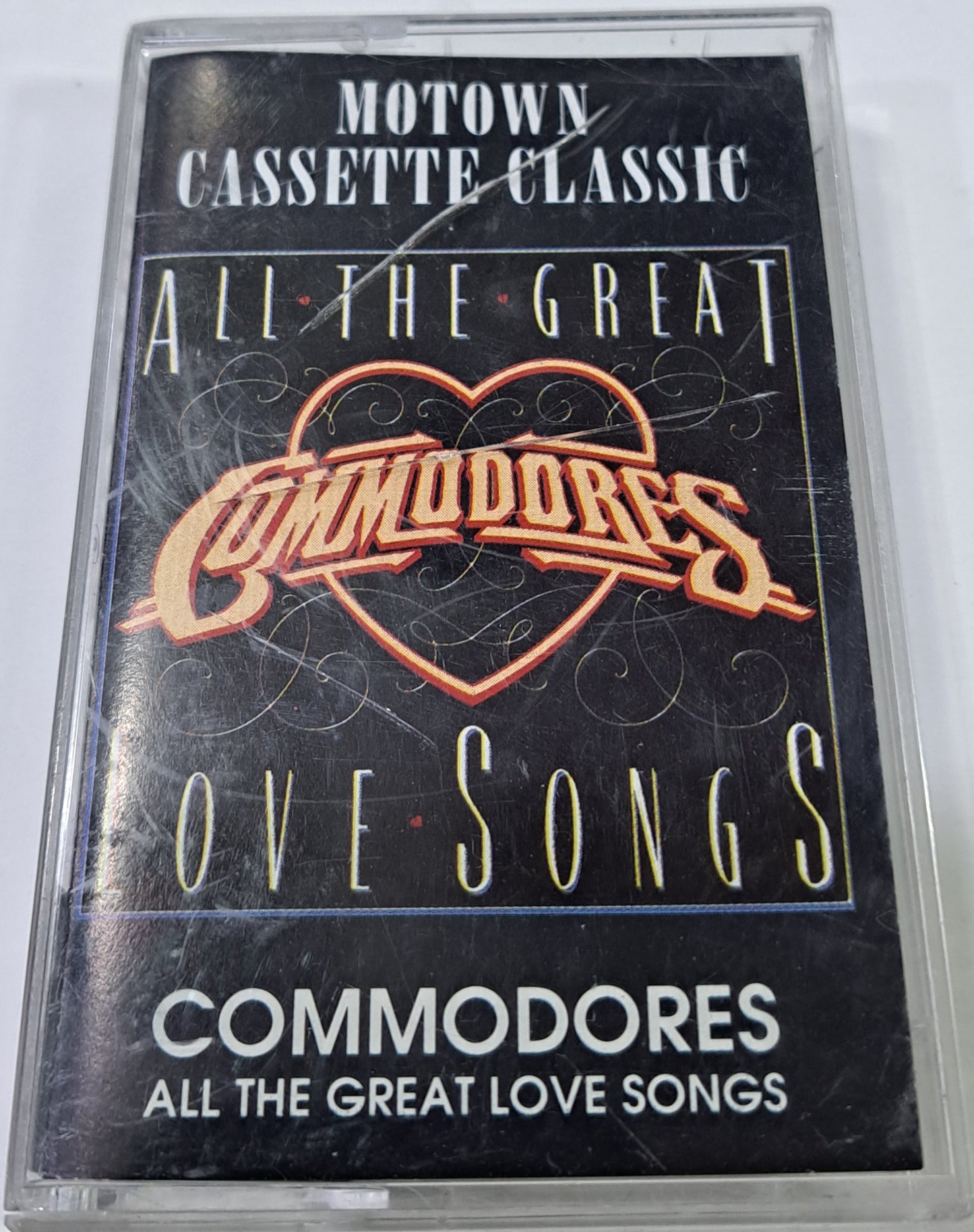 COMMODORES - ALL THE GREAT LOVE SONGS CASSETTE