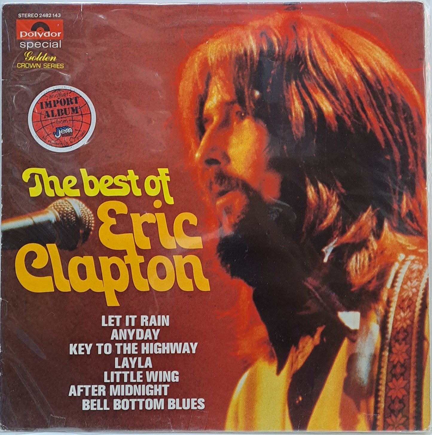 ERIC CLAPTON - THE BEST OF LP