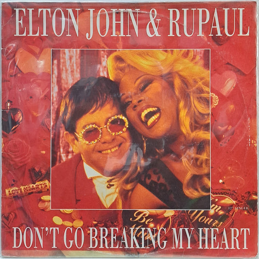 ELTON JOHN & RUPAUL - DON¨T GO BREAKING MY HEART LP