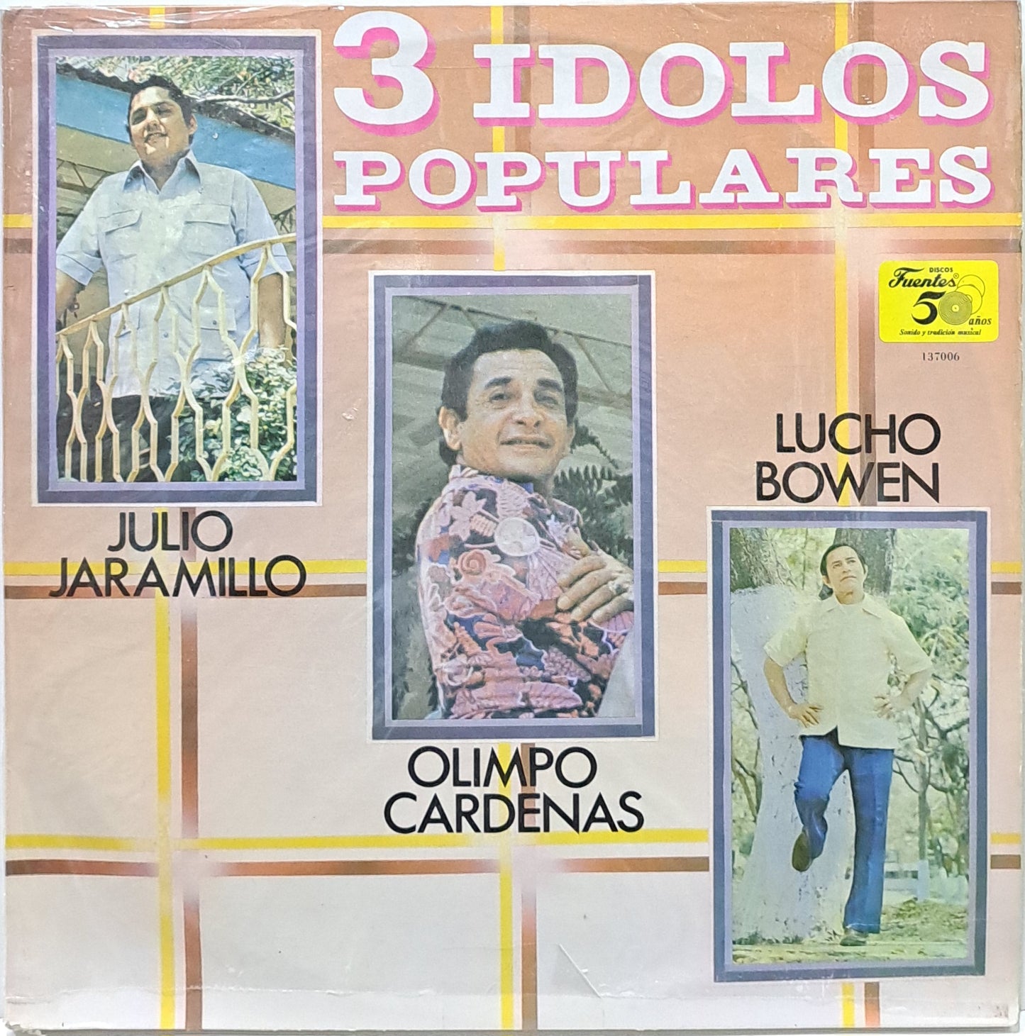 JULIO JARAMILLO OLIMPO CARDENAS LUCHO BOWEN  3 LPS
