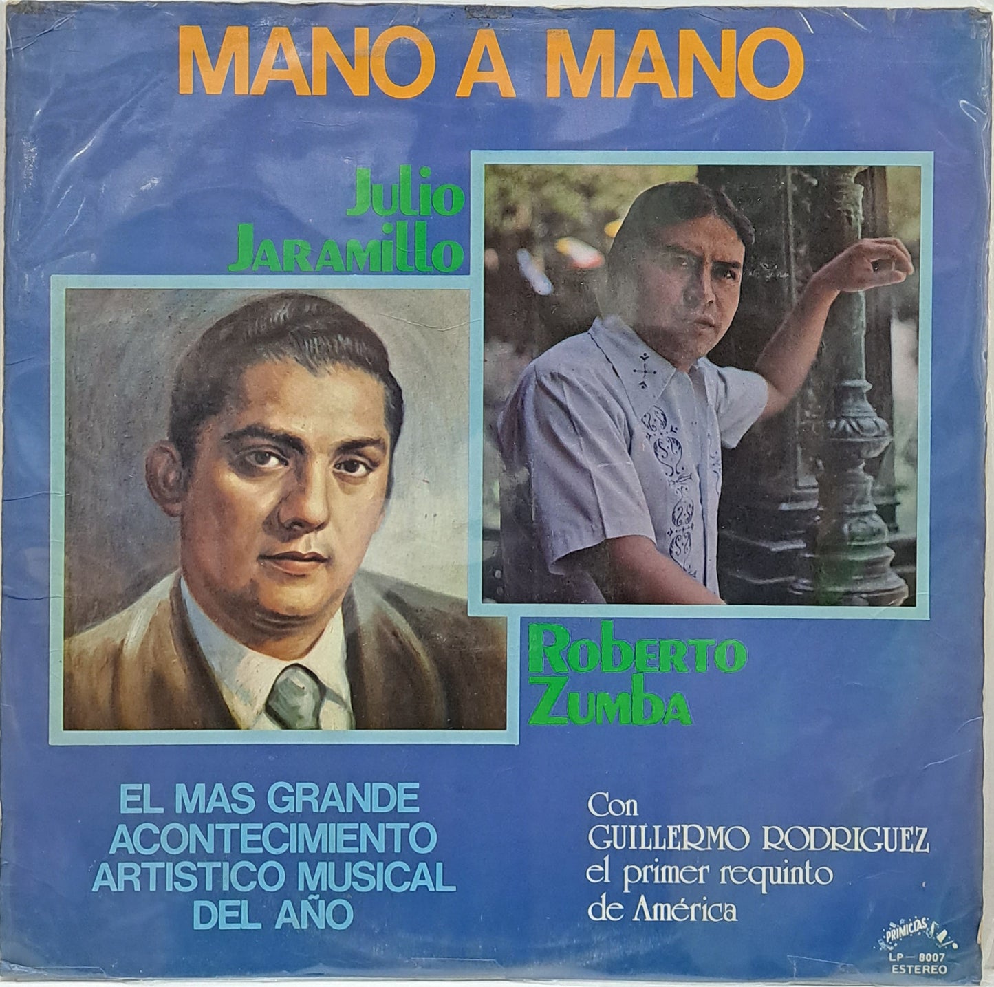 JULIO JARAMILLO Y ROBERTO ZUMBA - MANO A MANO  LP