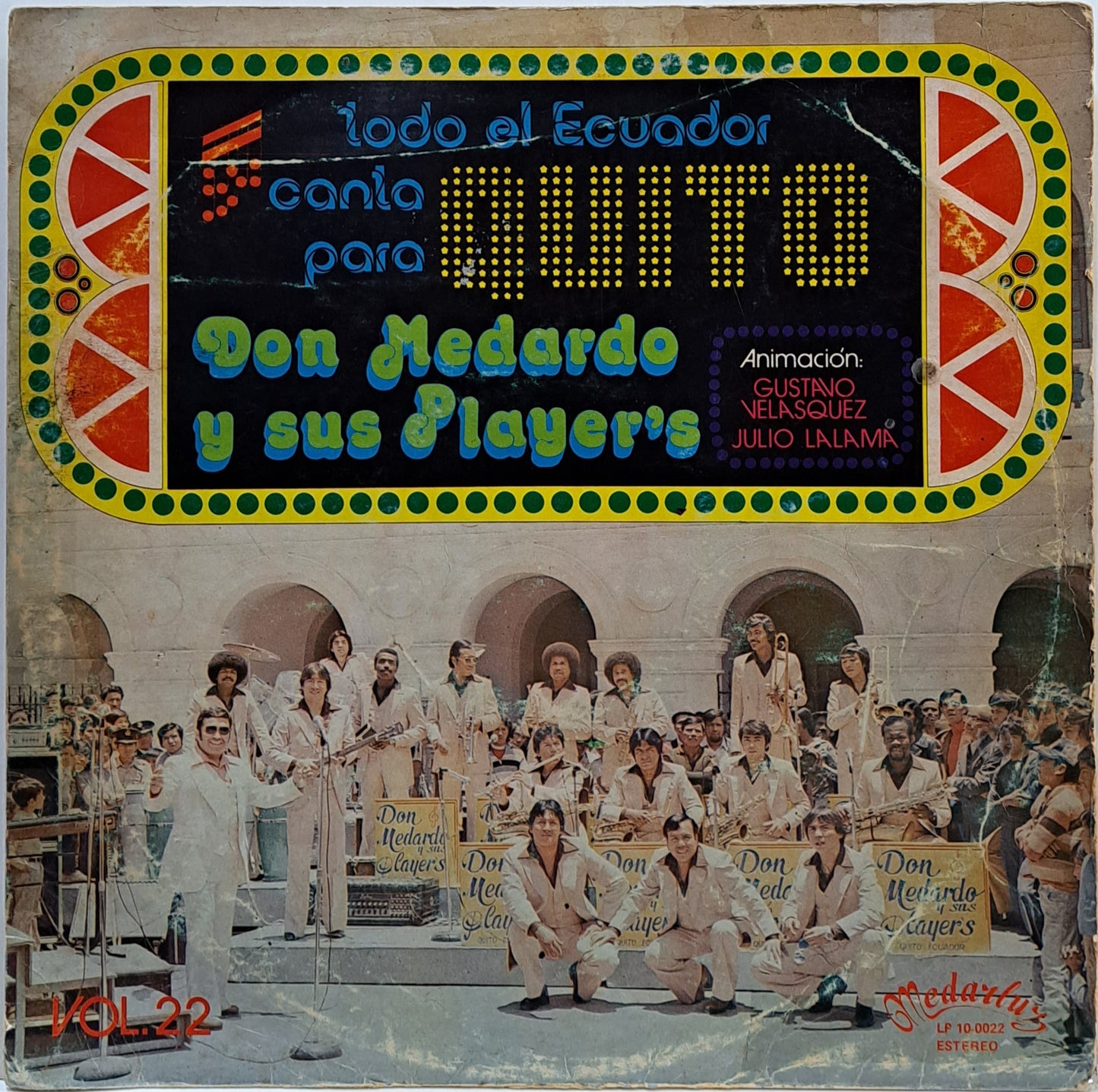 DON MEDARDO Y SUS PLAYERS - TODO EL ECUADOR CANTA PARA QUITO LP