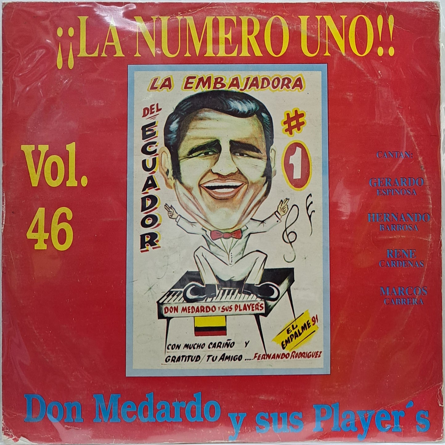 DON MEDARDO Y SUS PLAYERS - LA NUMERO UNO VOL.46  LP