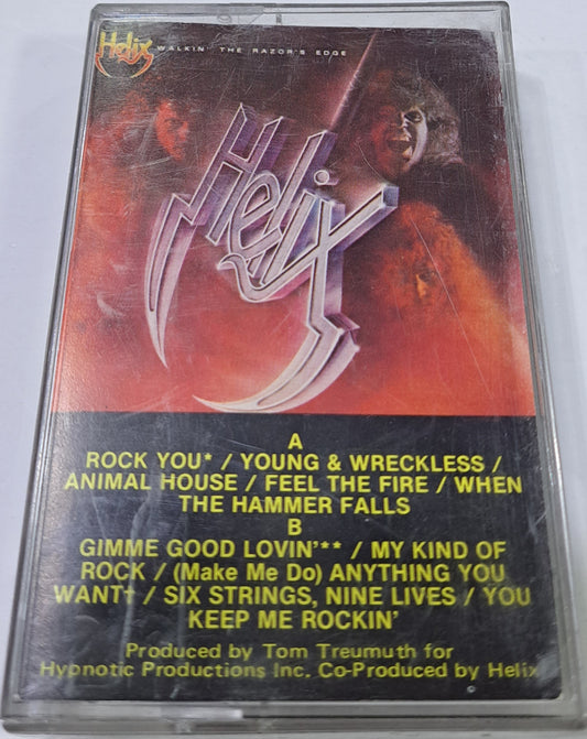 HELIX - WALKIN THE RAZORS EDGE CASSETTE