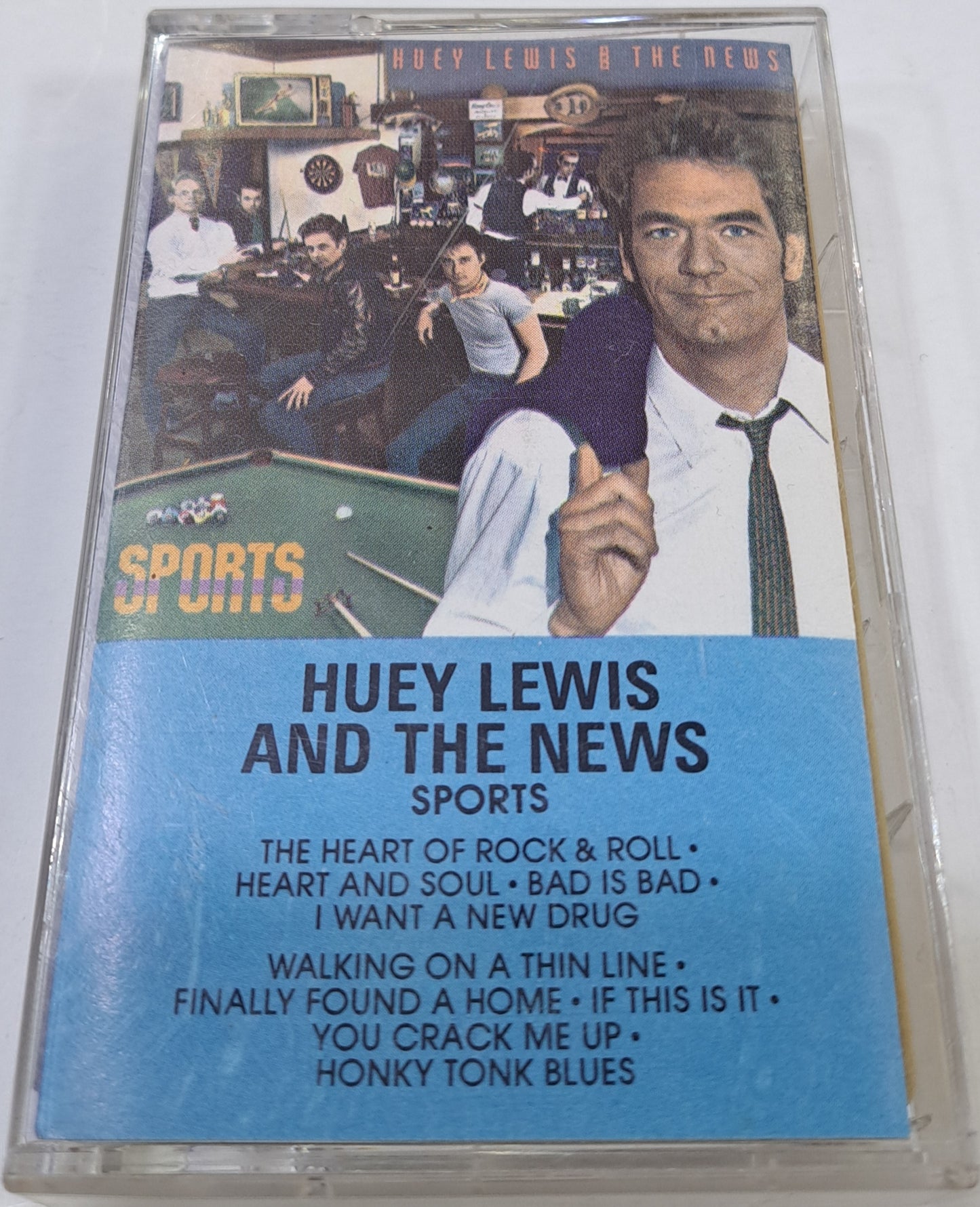 HUEY LEWIS - AND THE NEWS SPORTS CASSETTE