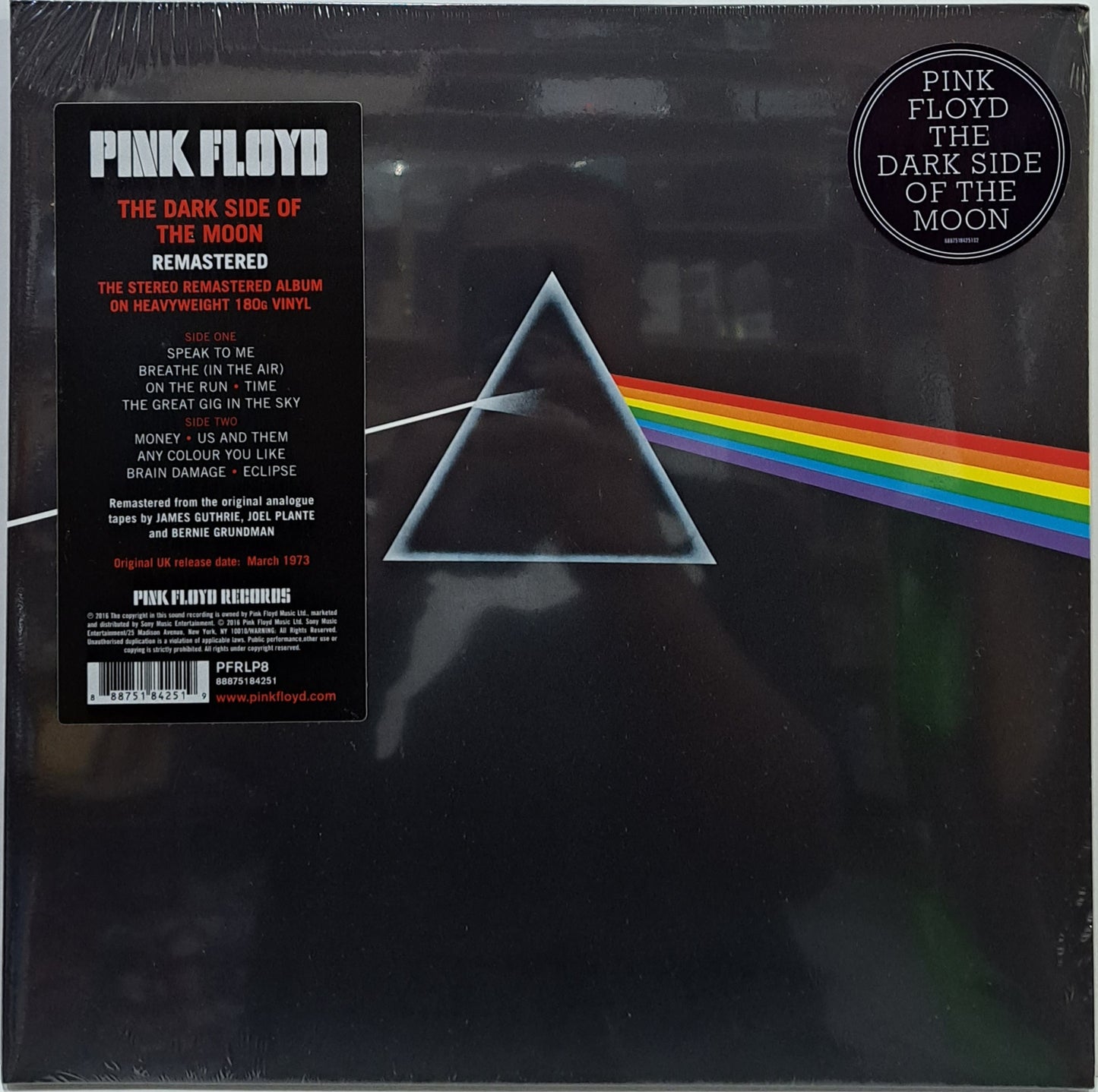 PINK FLOYD - THE DARK SIDE OF THE MOON  LP