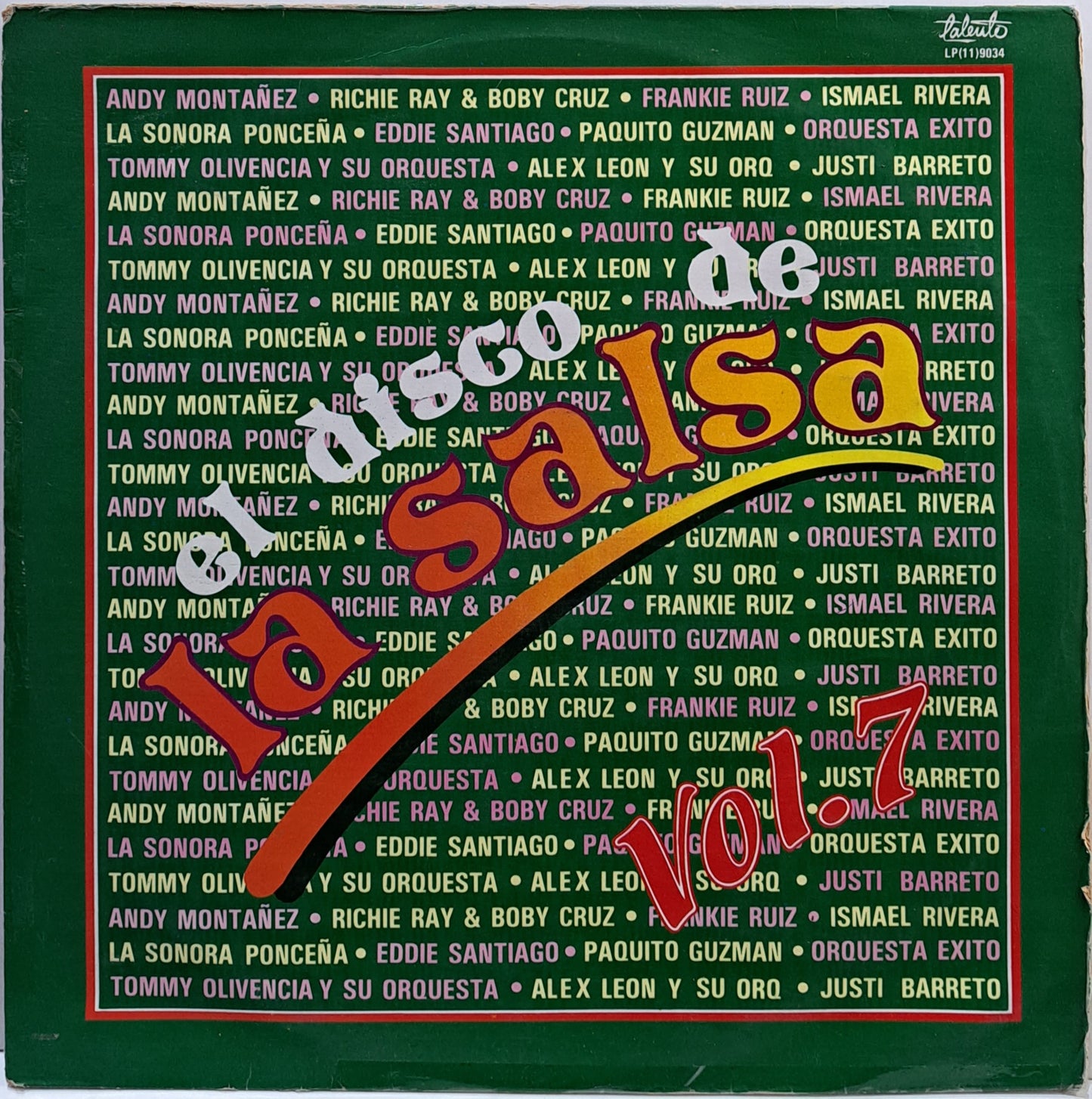 EL DISCO DE LA SALSA VOL 7 LP
