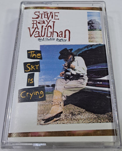 STEVIE RAY VAUGHAN AND DOUBLE  TROUBLE - THE SKY IS CRYING CASSETTE