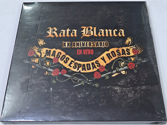 RATA BLANCA - MAGOS ESPADAS Y ROSAS XX ANIVERSARIO EN VIVO  CD