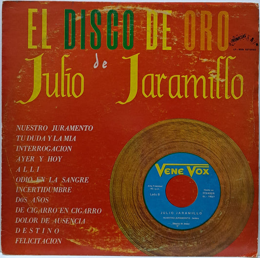 JULIO JARAMILLO - EL DISCO DE ORO  LP