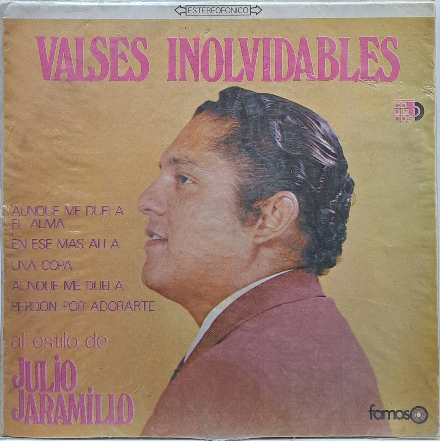 JULIO JARAMILLO - VALSES INOLVIDABLES  LP