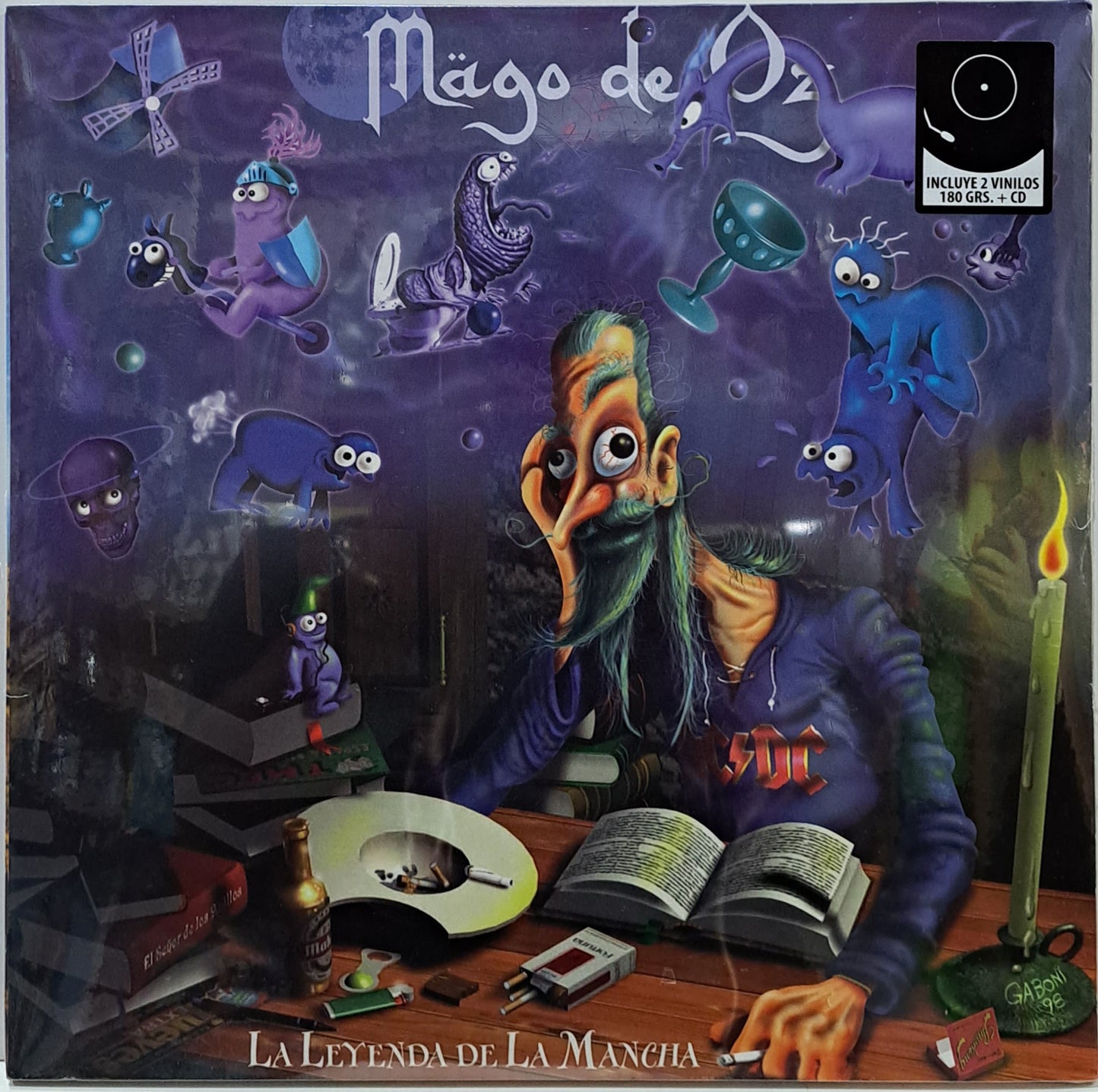 MAGO DE OZ - LA LEYENDA DE LA MANCHA 2 LPS + CD
