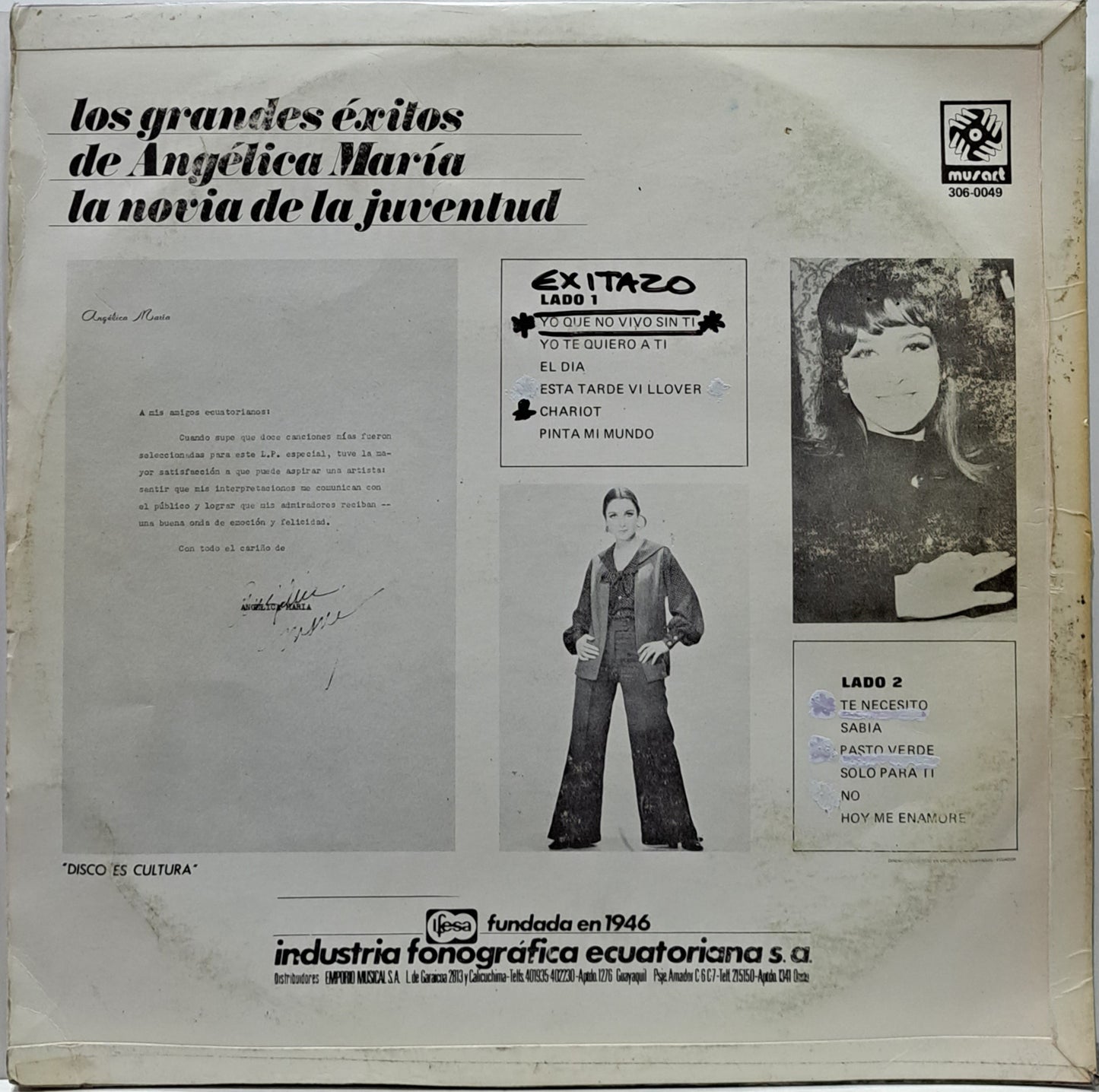 ANGELICA MARIA - LOS GRANDES EXITOS LP