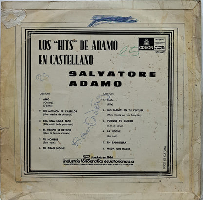 ADAMO - LOS HITS  LP