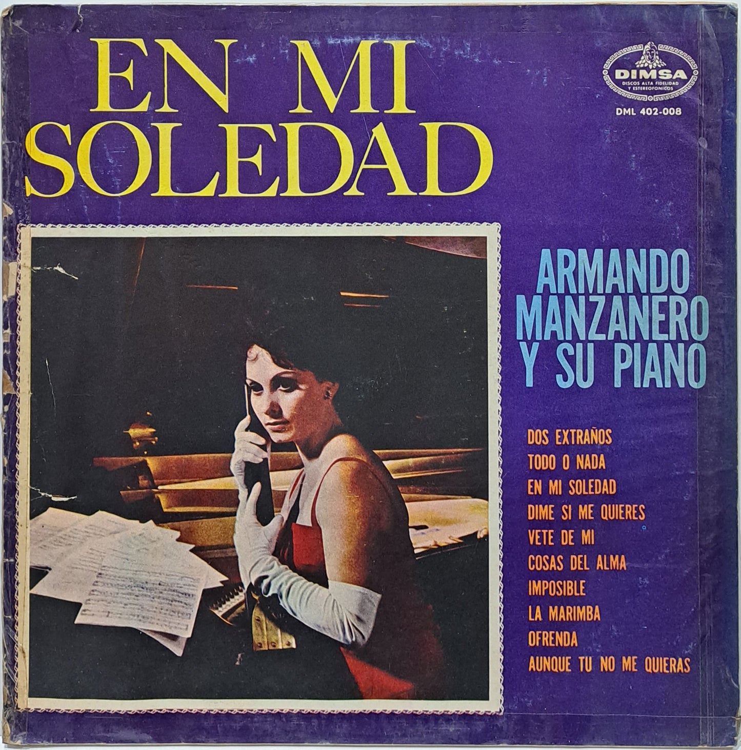 ARMANDO MANZANERO - EN MI SOLEDAD LP