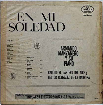 ARMANDO MANZANERO - EN MI SOLEDAD LP