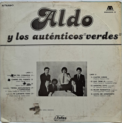 ALDO Y LOS AUTENTICOS VERDES - LP