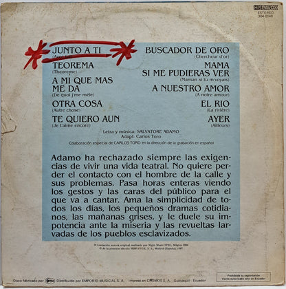 ADAMO - BUSCADOR DE ORO LP