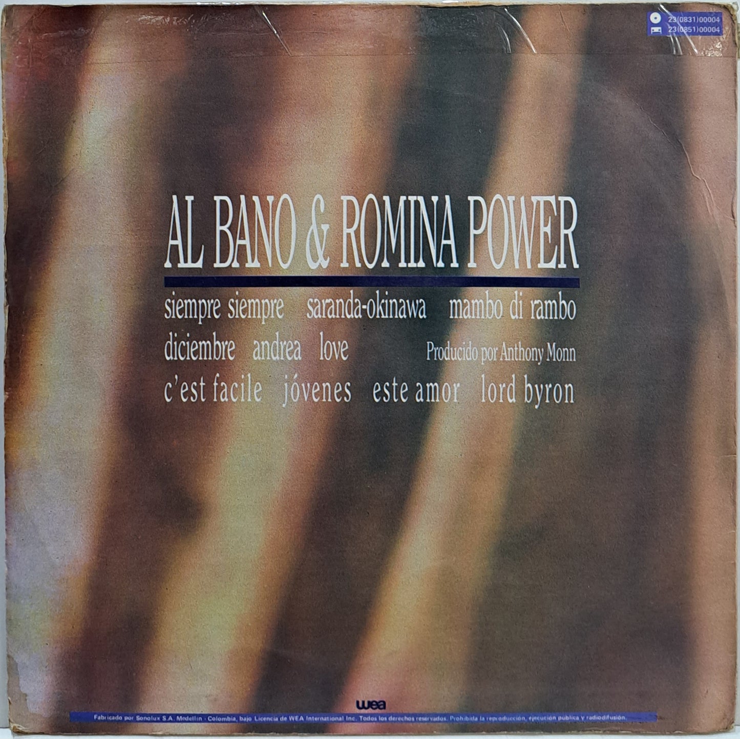 AL BANO Y ROMINA POWER - SIEMPRE SIEMPRE LP