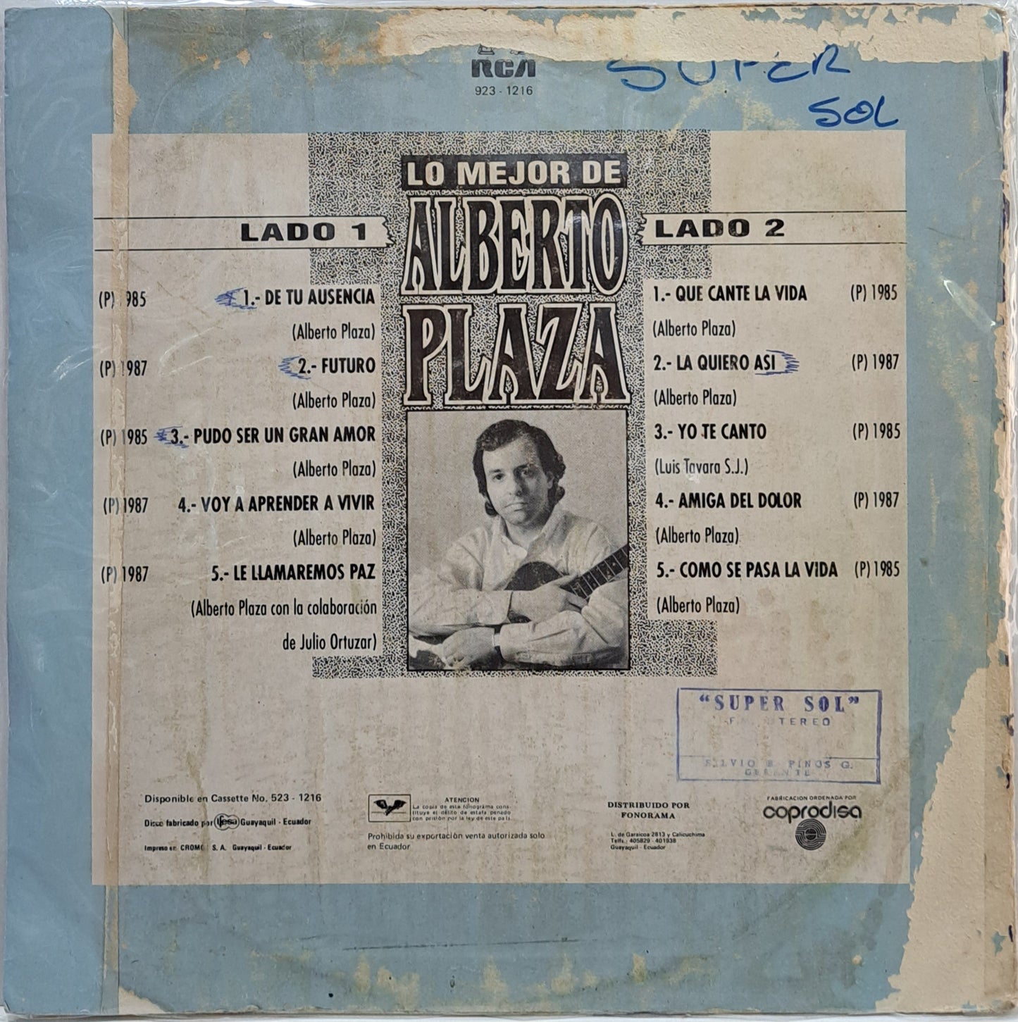 ALBERTO PLAZA - LO MEJOR DE LP