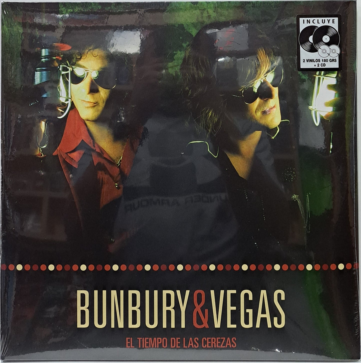 BUNBURY Y VEGAS - EL TIEMPO DE LAS CEREZAS  2 LPS + 2 CDS