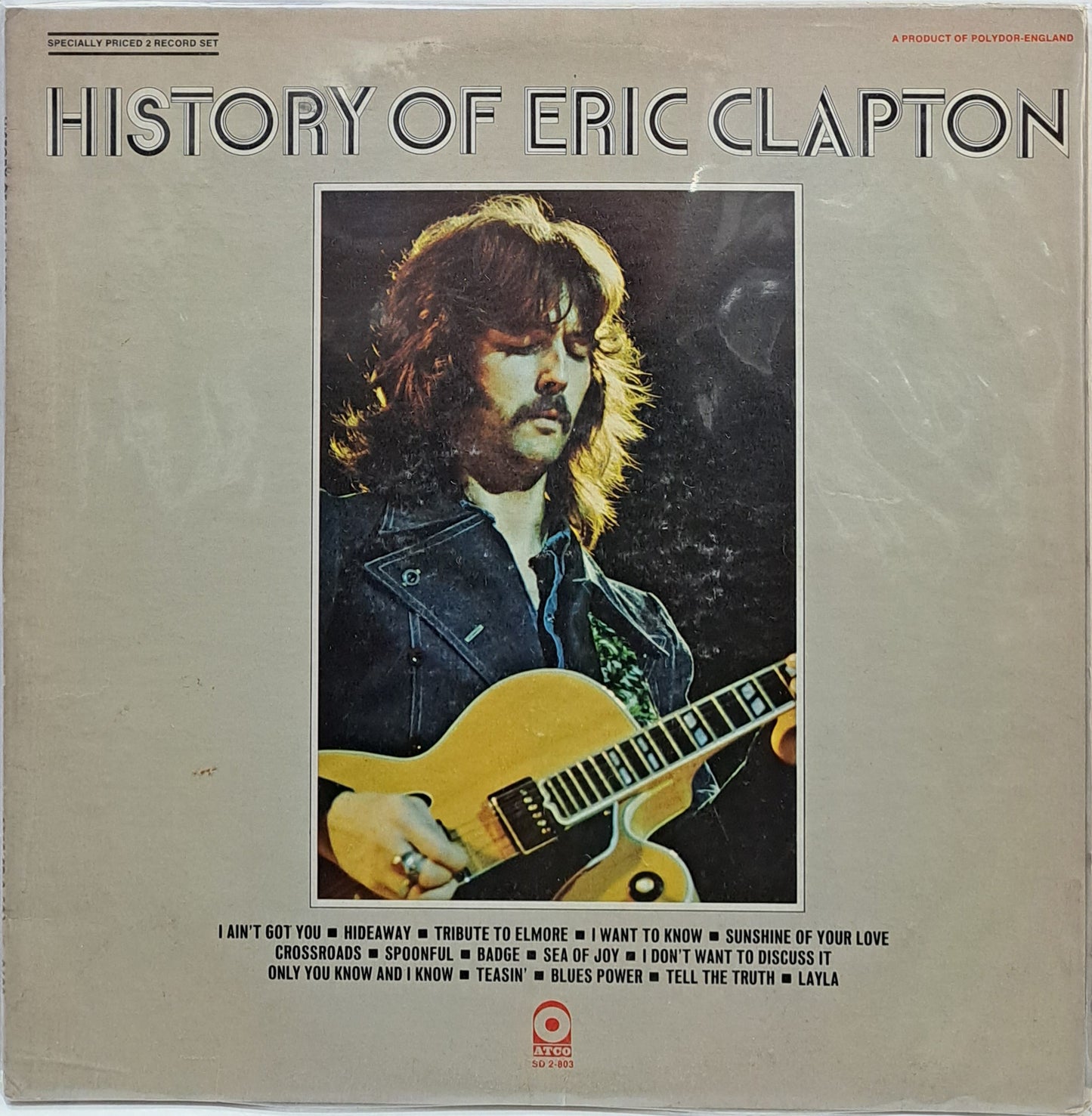 ERIC CLAPTON - HISTORY OF 2 LPS
